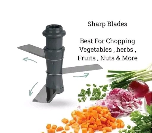 👉 650ml Manual Push Food Chopper | Quick Vegetable & Onion Cutter | 3 Stainless Steel Blades | Kitchen Time-Saver Tool