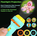 Magical Mini Projector Torch for Kids - 24 Patterns & 3 Slides (Educational Toy)