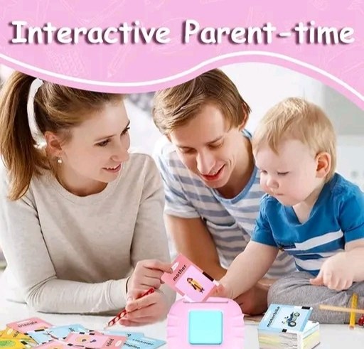 Electronic Talking Flash Cards for Kids - 224+ Early Learning Words (Educational Toy)