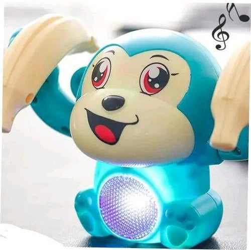 Funny Dancing Monkey Toy - 360° Spinning & Flashing Lights (Music & Sound Control)