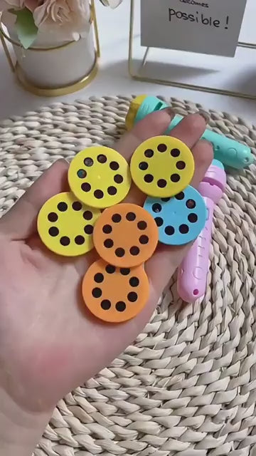 Magical Mini Projector Torch for Kids - 24 Patterns & 3 Slides (Educational Toy)